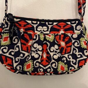 Vera Bradley Sun Valley Frannie Crossbody bag Navy blue Quilted